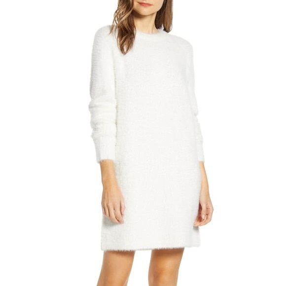eyelash sweater dress